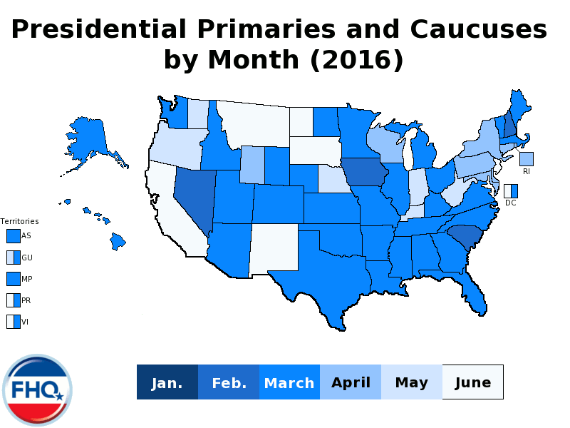 2016 Primary by Month